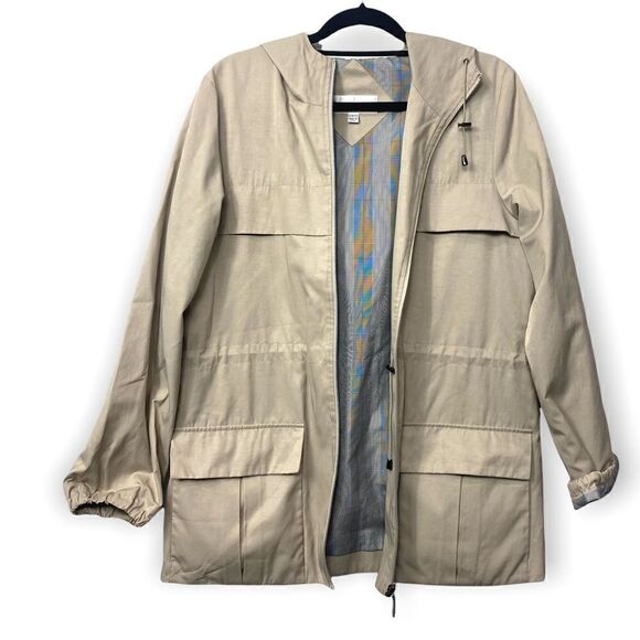 Women's Pendleton Beige Zip Up Hooded jacket - Picture 1 of 6